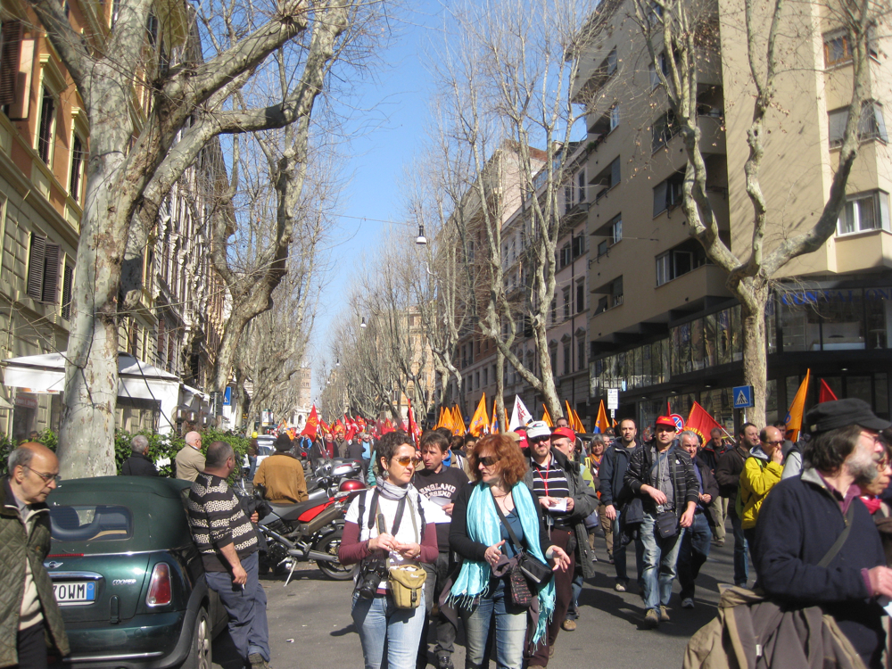 Manifestazione Fiom 9 Marzo 2012