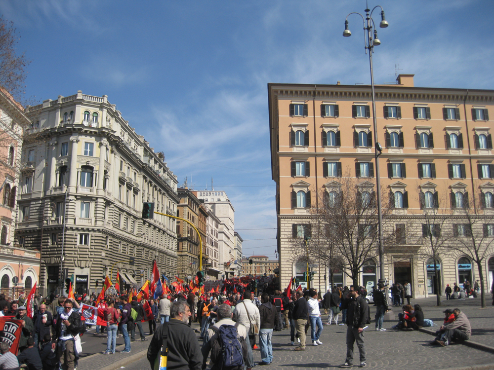 Manifestazione Fiom 9 Marzo 2012