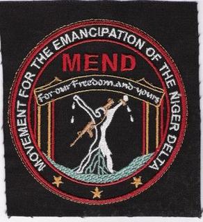 Il logo del Movimento per l'emancipazione del Niger Delta