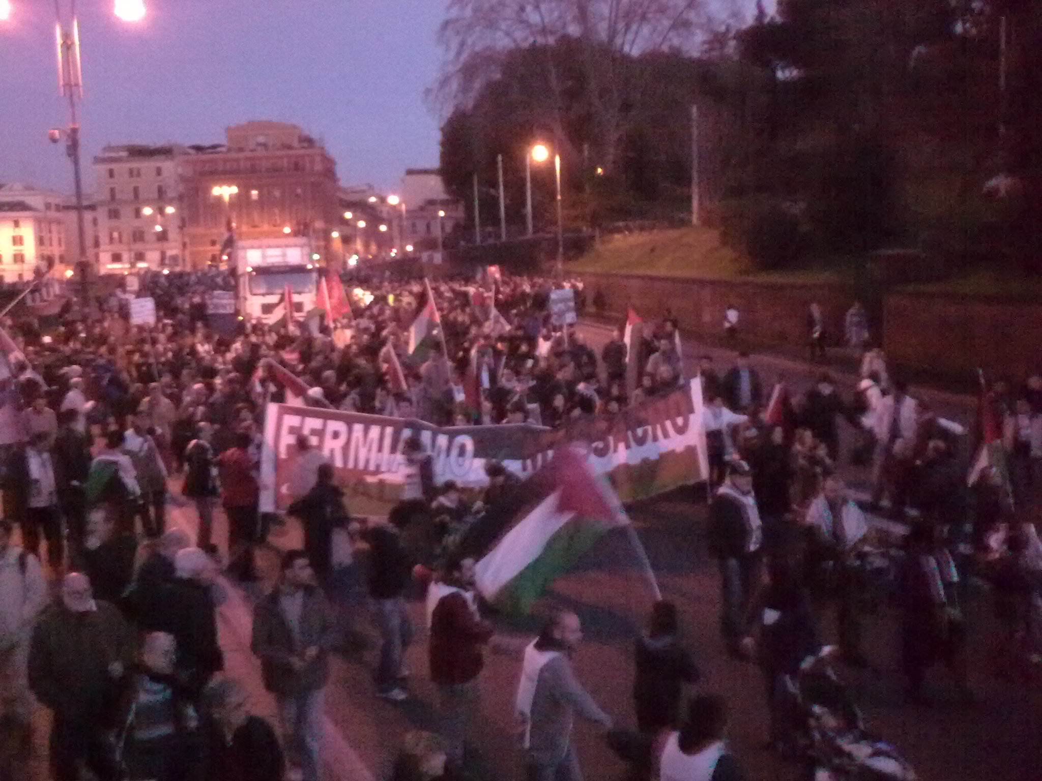 Corteo per la Palestina - 17 gennaio 2009