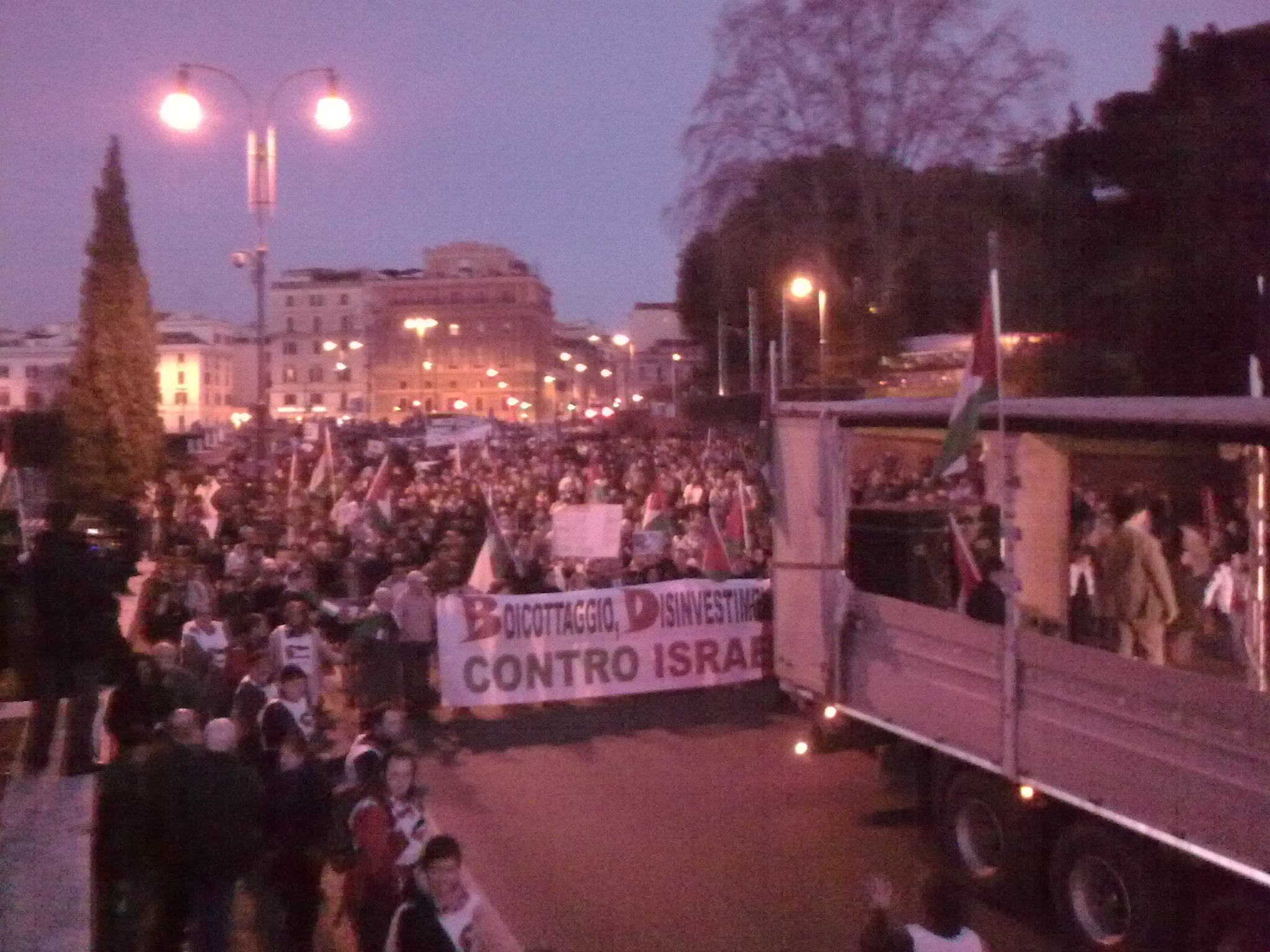 Corteo per la Palestina - 17 gennaio 2009