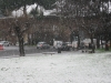 La neve a Porta Metronia