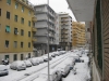 La neve a Porta Metronia