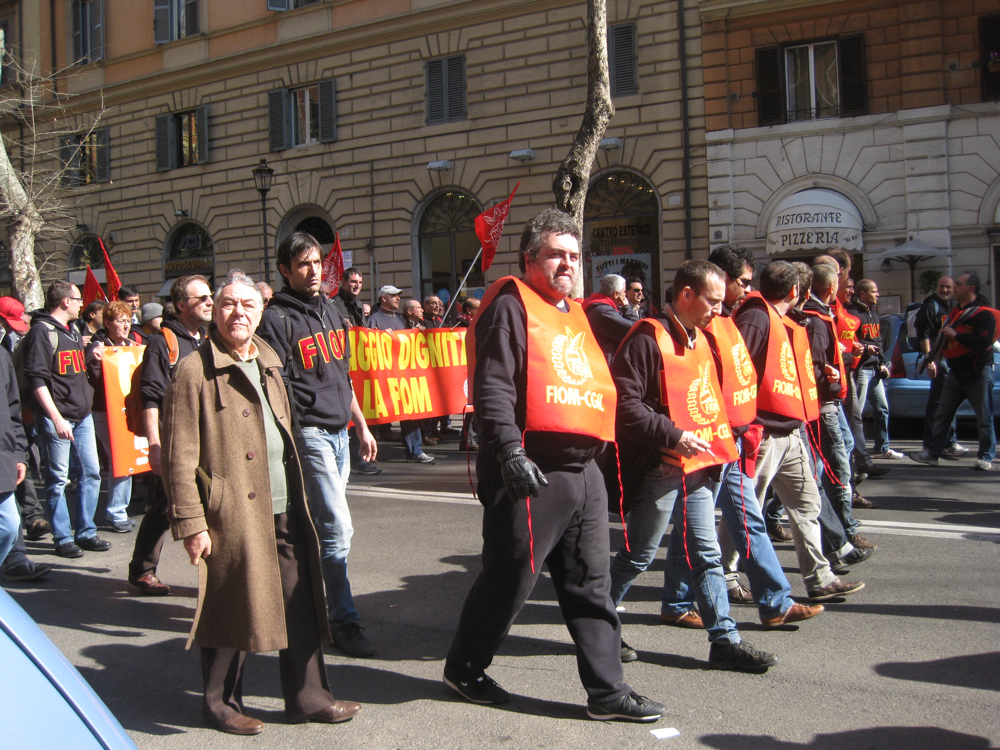 Manifestazione Fiom 9 Marzo 2012