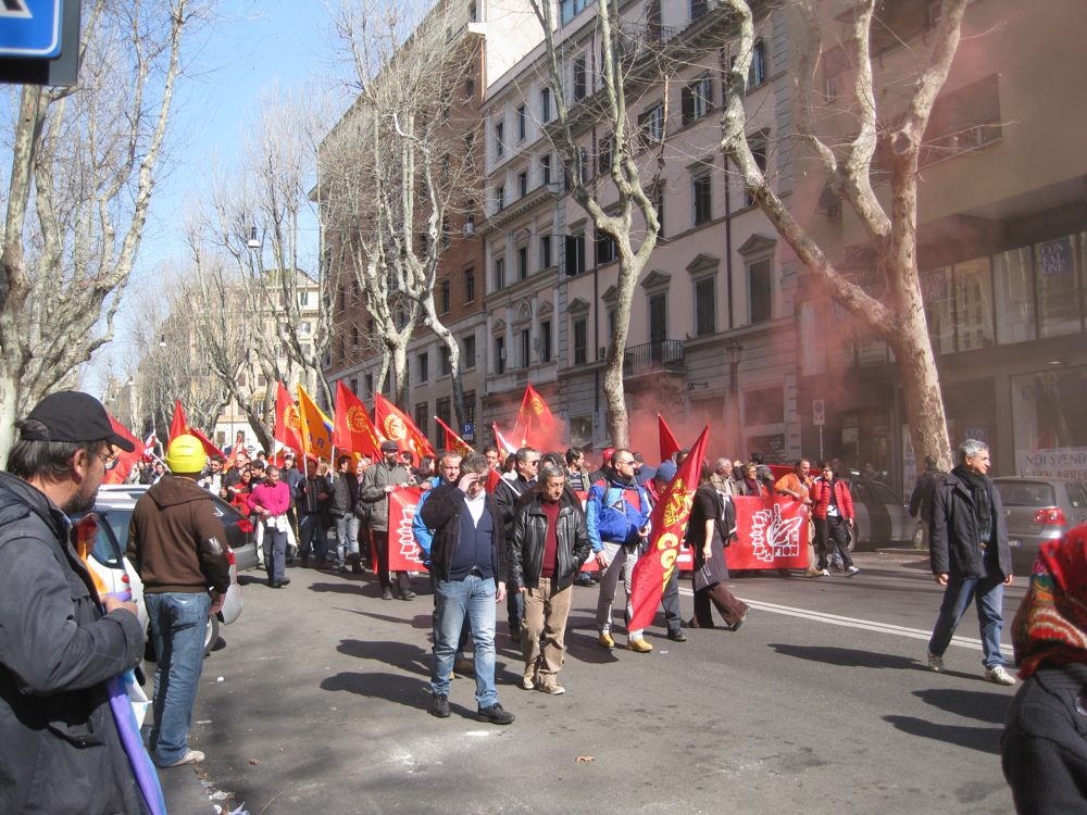 Manifestazione Fiom 9 Marzo 2012