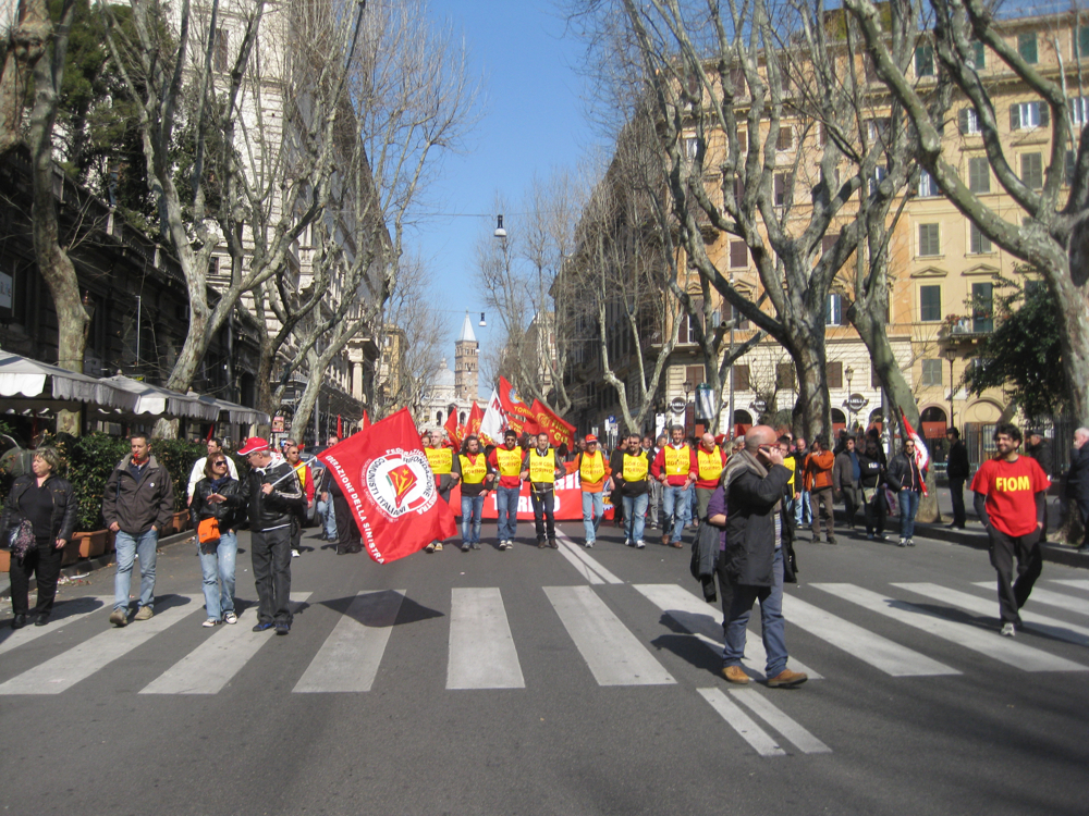 Manifestazione Fiom 9 Marzo 2012