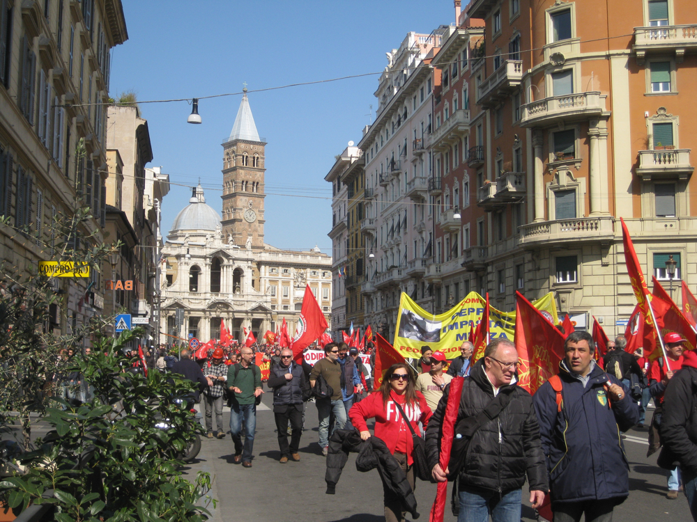 Manifestazione Fiom 9 Marzo 2012