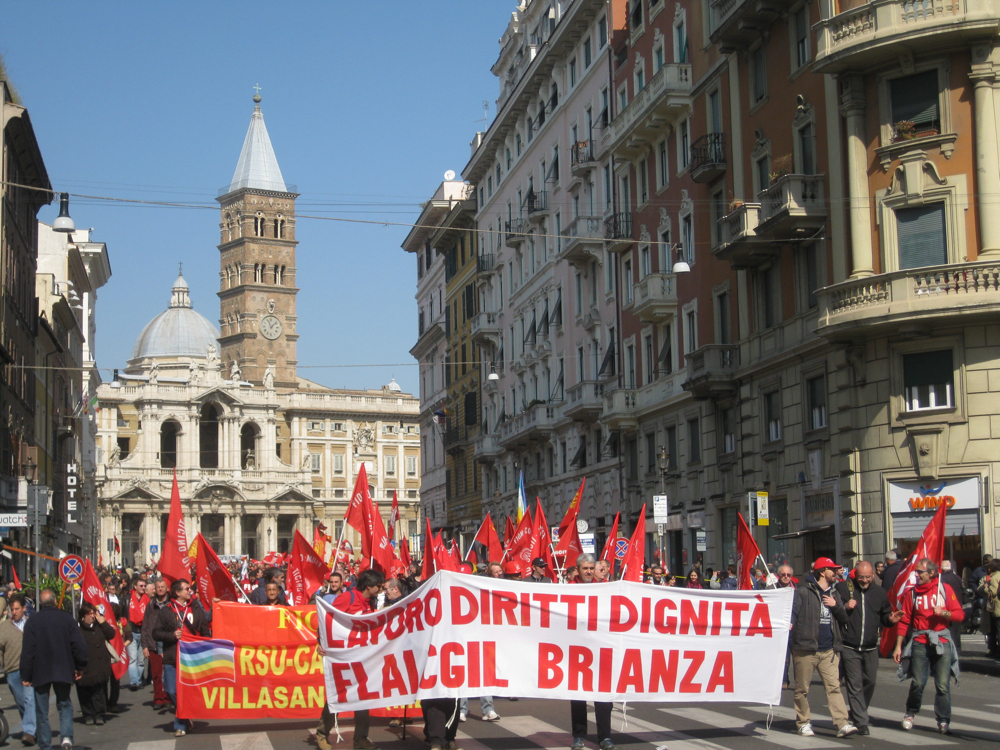 Manifestazione Fiom 9 Marzo 2012