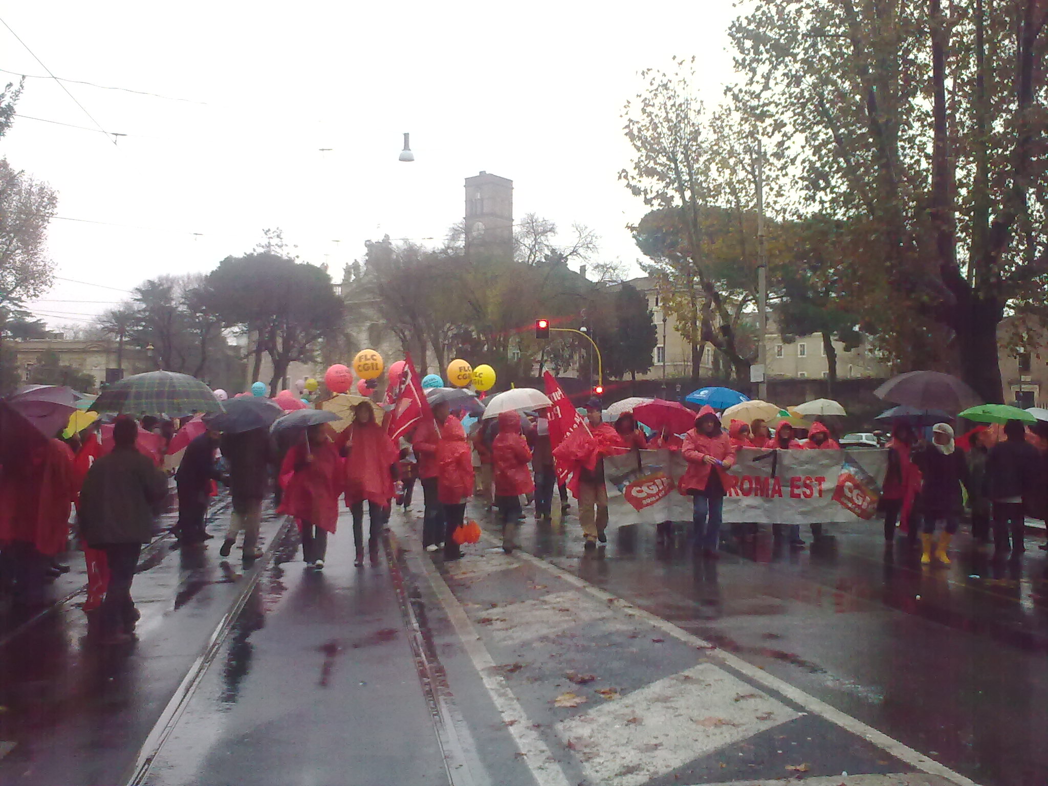 Sciopero generale 12 Dicembre - I cortei a Roma