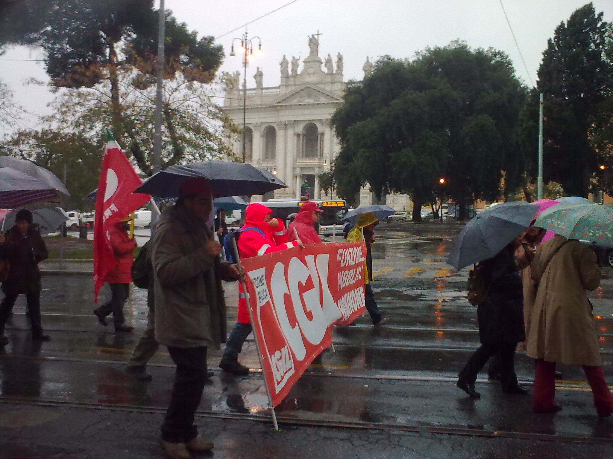 Sciopero generale 12 Dicembre - I cortei a Roma