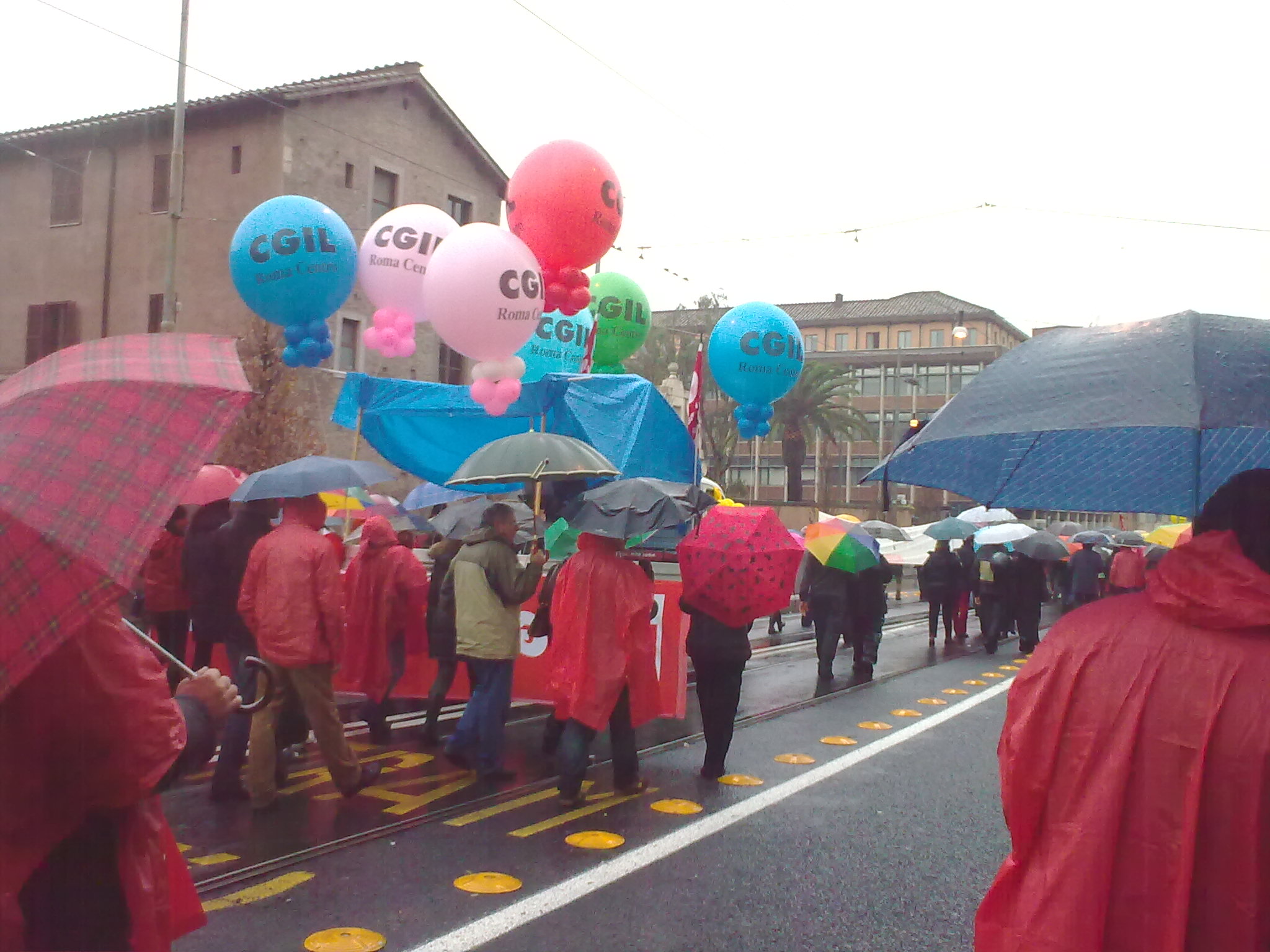 Sciopero generale 12 Dicembre - I cortei a Roma