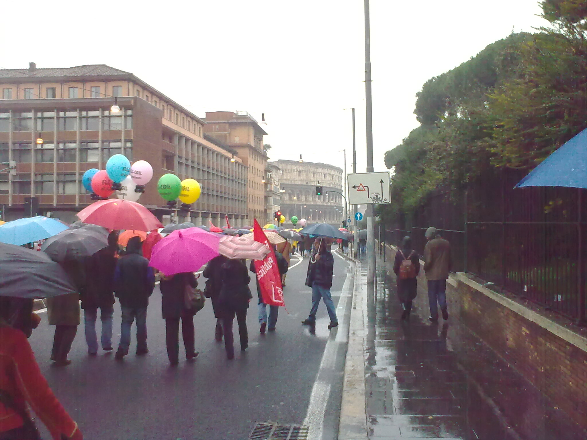 Sciopero generale 12 Dicembre - I cortei a Roma