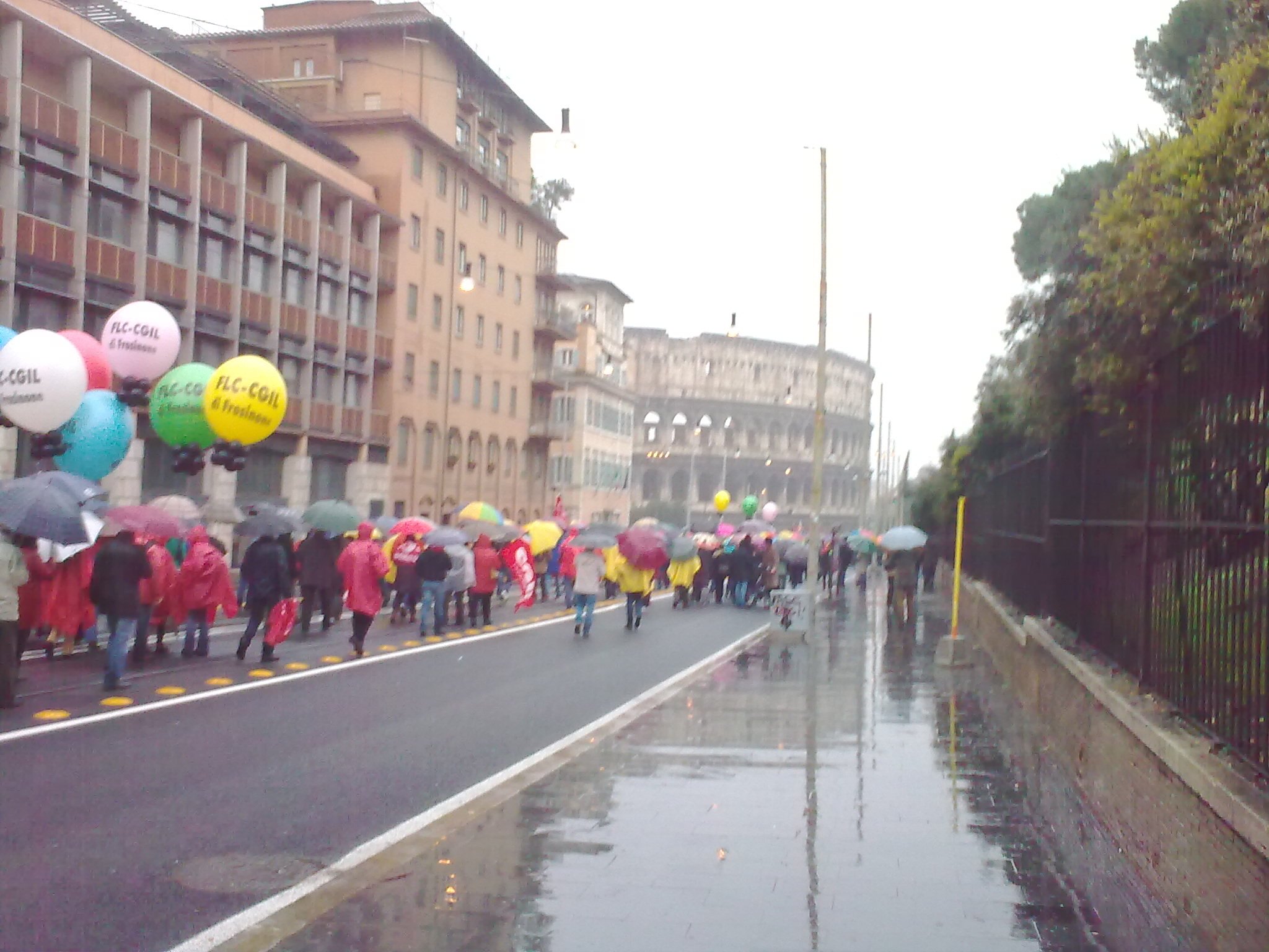 Sciopero generale 12 Dicembre - I cortei a Roma