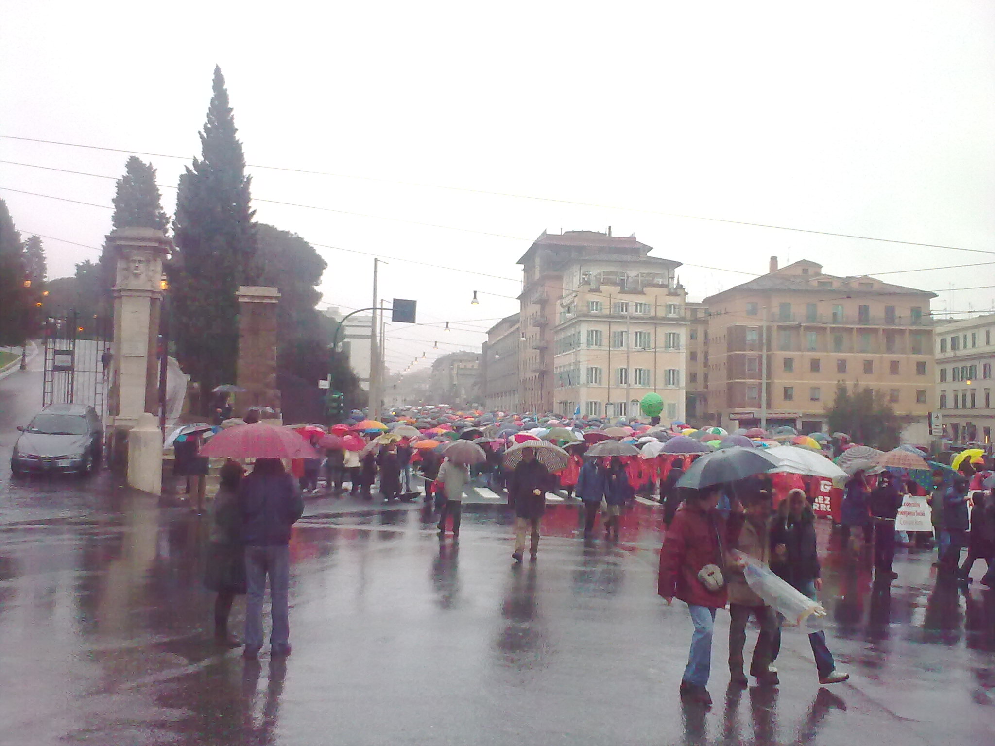 Sciopero generale 12 Dicembre - I cortei a Roma