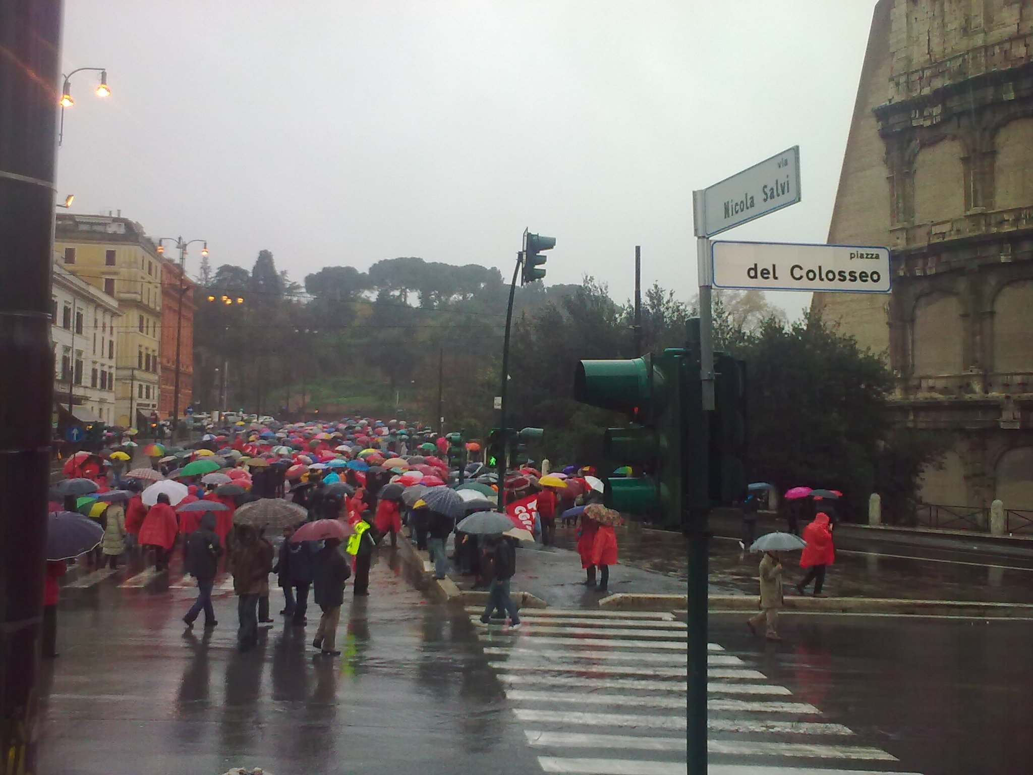 Sciopero generale 12 Dicembre - I cortei a Roma