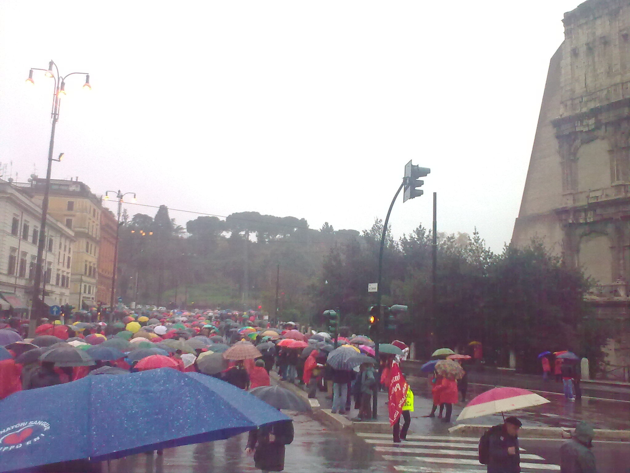 Sciopero generale 12 Dicembre - I cortei a Roma