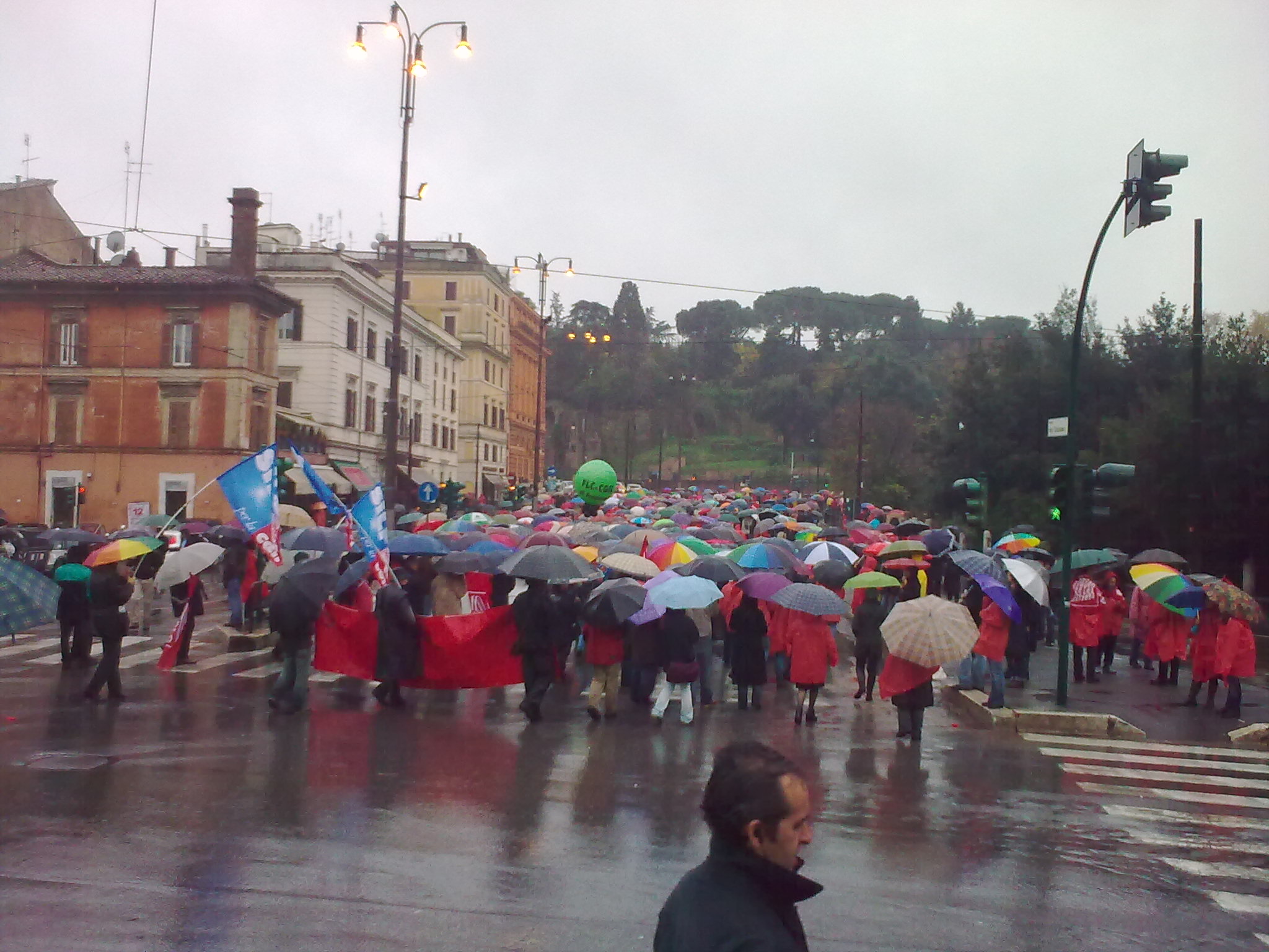 Sciopero generale 12 Dicembre - I cortei a Roma