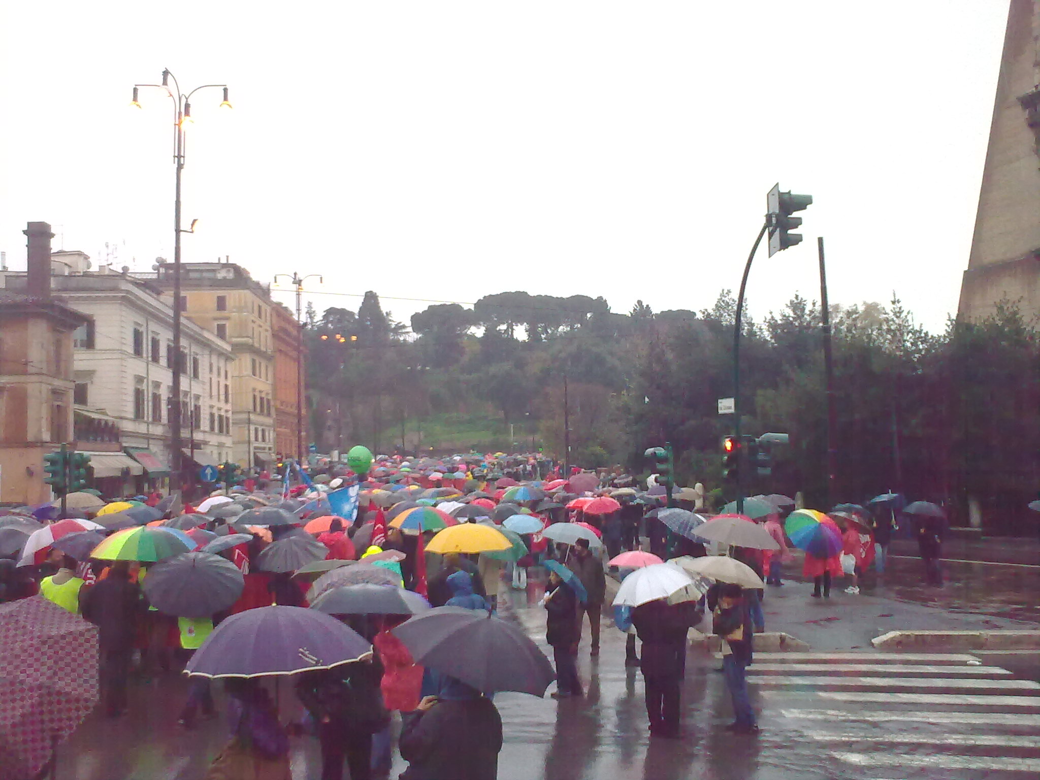 Sciopero generale 12 Dicembre - I cortei a Roma