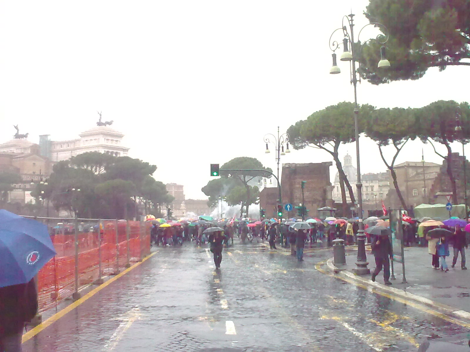 Sciopero generale 12 Dicembre - I cortei a Roma