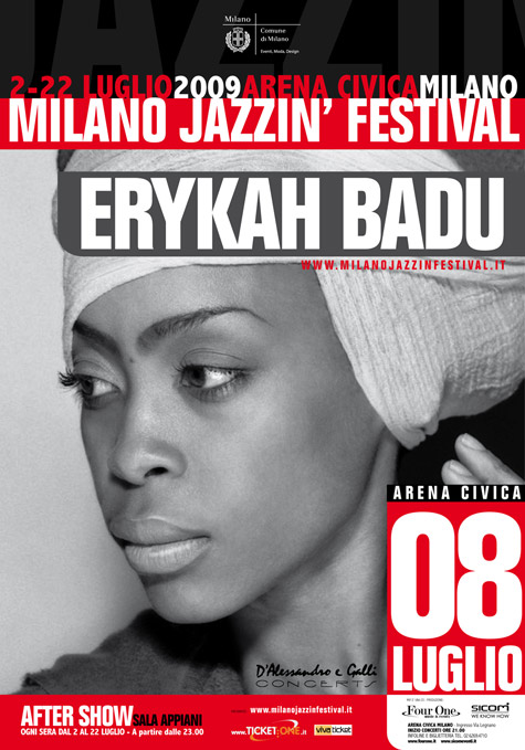 Erikah Badu, Milano Jazzin' Festival