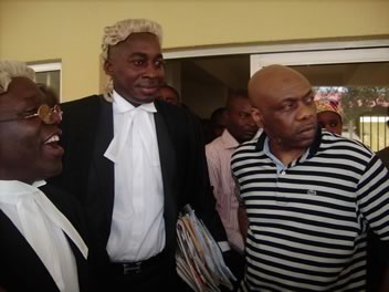 Femi Falana, Wilson Ajuwa e il leader del  MEND, Henry Okah