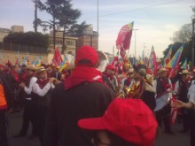 4 aprile, il corteo