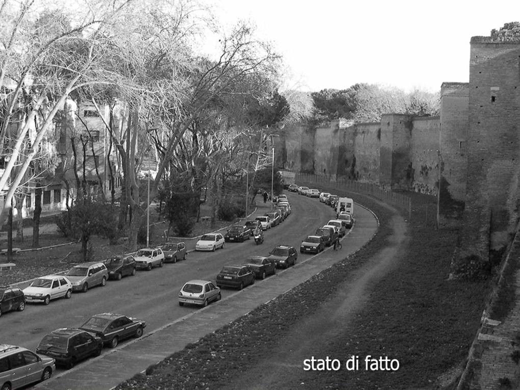 Viale Metronio, Mura Aureliane